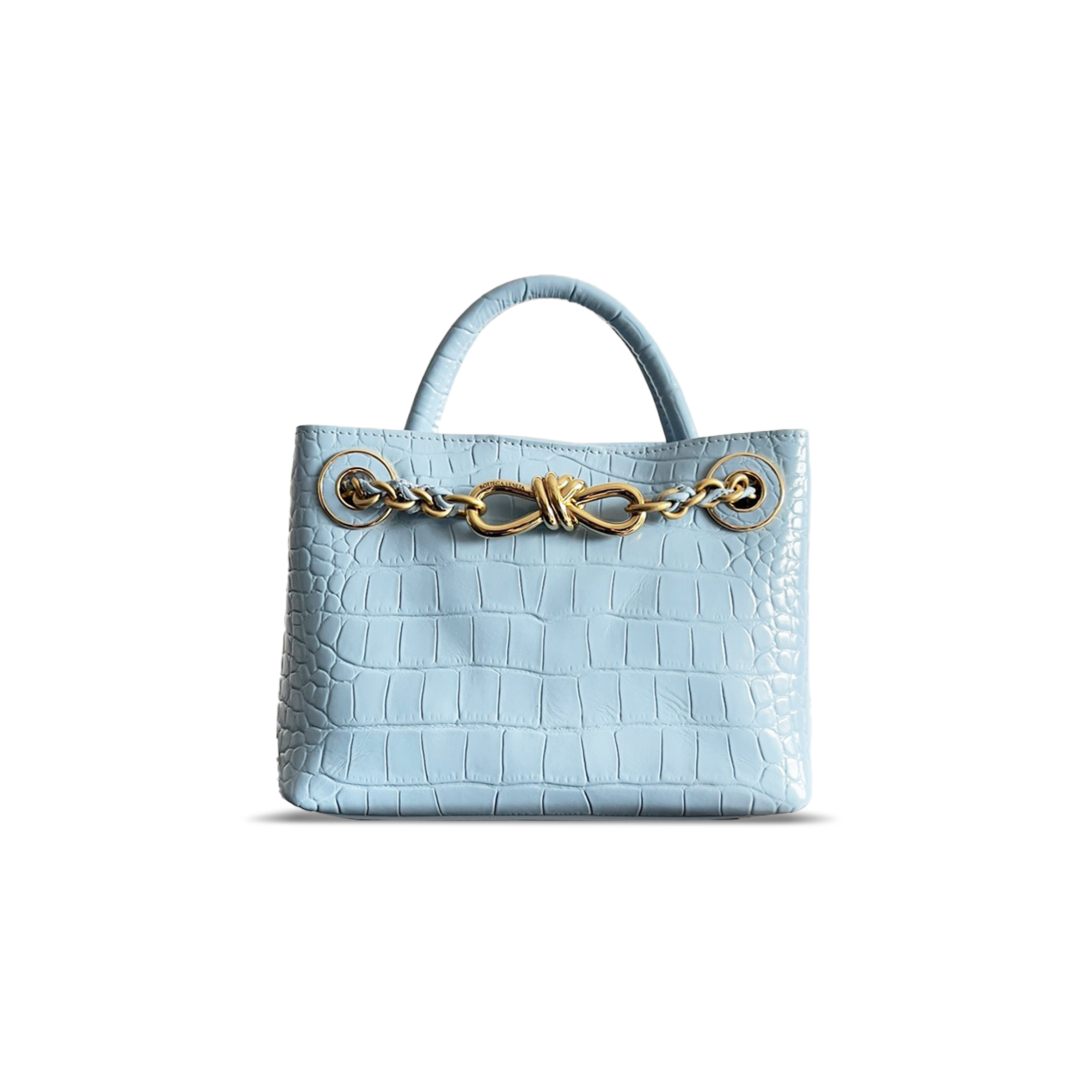 bo*te*ga Ve*ne*ta crocodile skin andiamo 773733 (22*15.5*9cm)